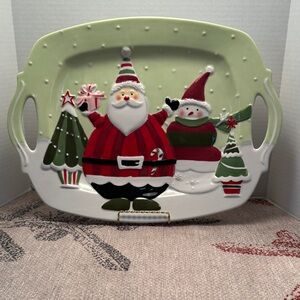 Large Holiday Platter by Bella Casa by Ganz
